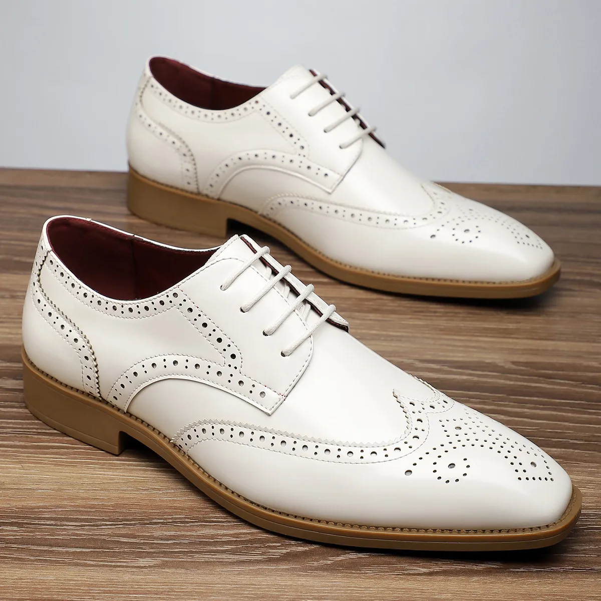 CAMBRIDGE LEATHER BROGUE DRESS SHOES