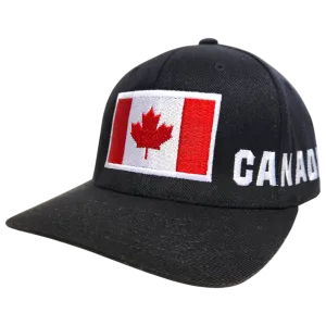 Canada Big Flag Cap Black