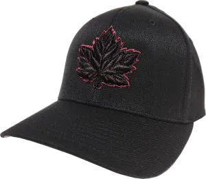 Canada Cap Mighty Maple Black Maroon