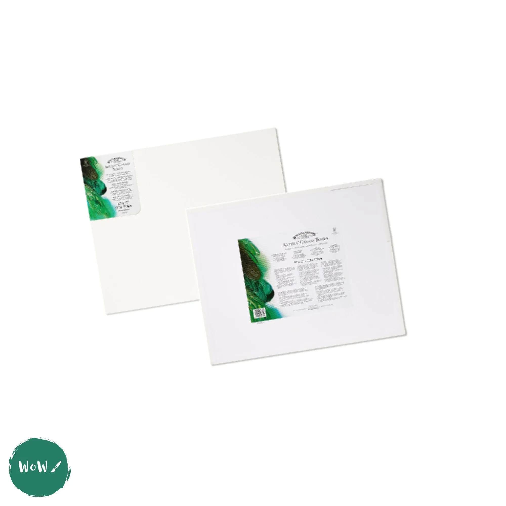 Canvas Board - WHITE PRIMED 100% COTTON - Winsor & Newton ARTISTS -  16 x 20" (406 x 610 mm)