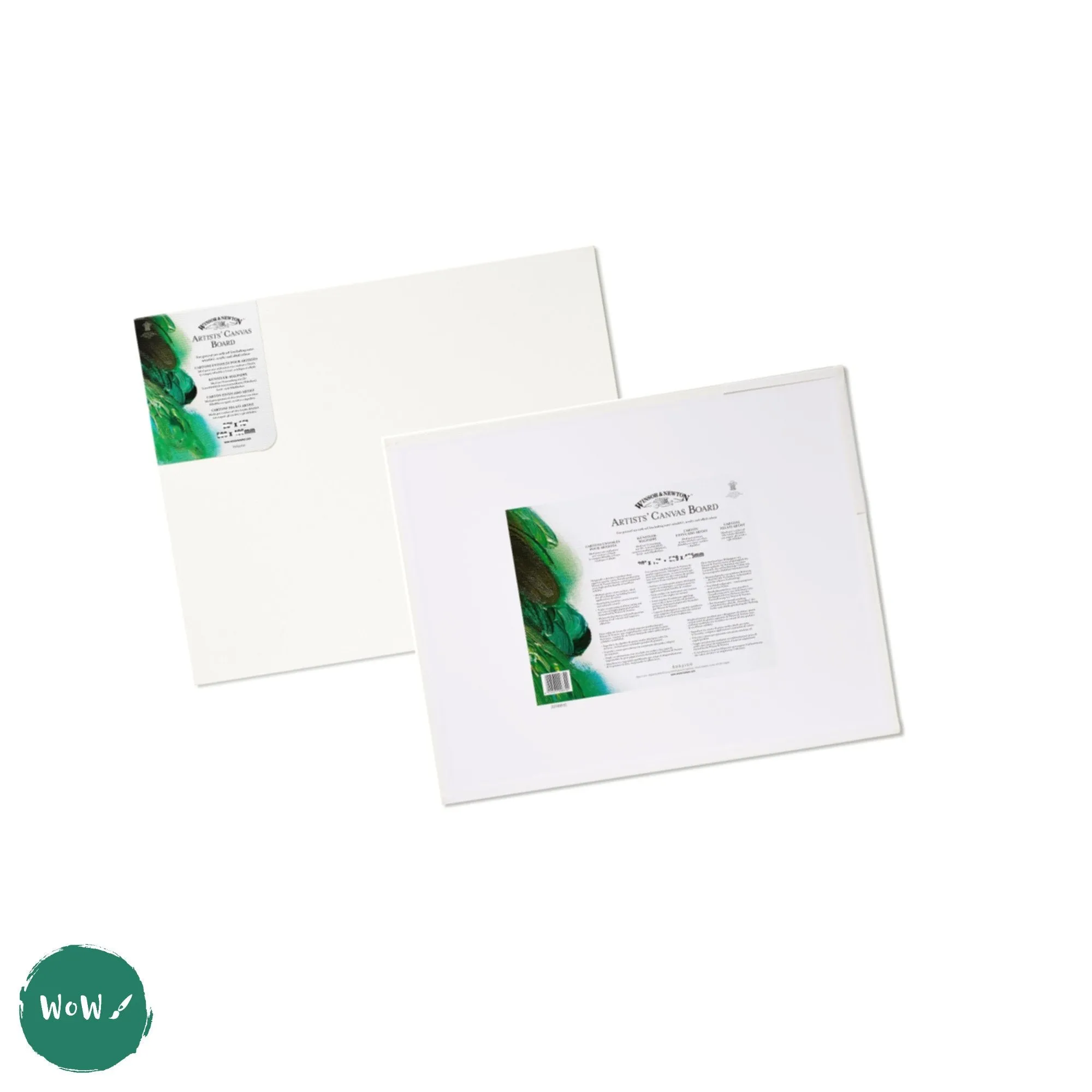 Canvas Board - WHITE PRIMED 100% COTTON - Winsor & Newton ARTISTS -  18 x 22" (457 x 558 mm)