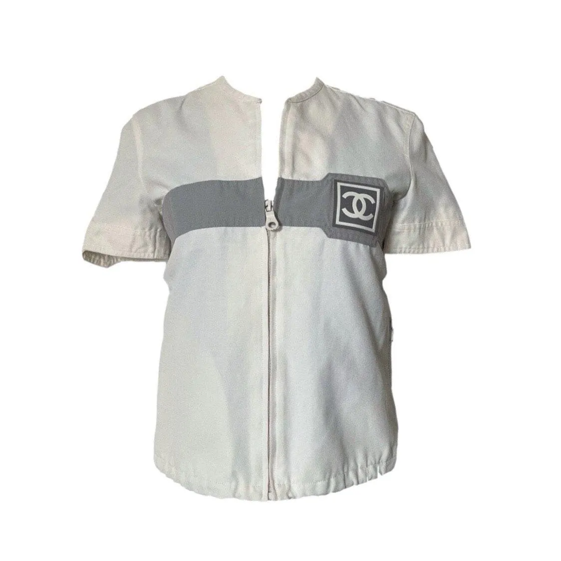 Chanel Logo Colorblock Top