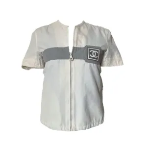 Chanel Logo Colorblock Top