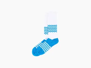 Chevron Colorblock-White/Blue
