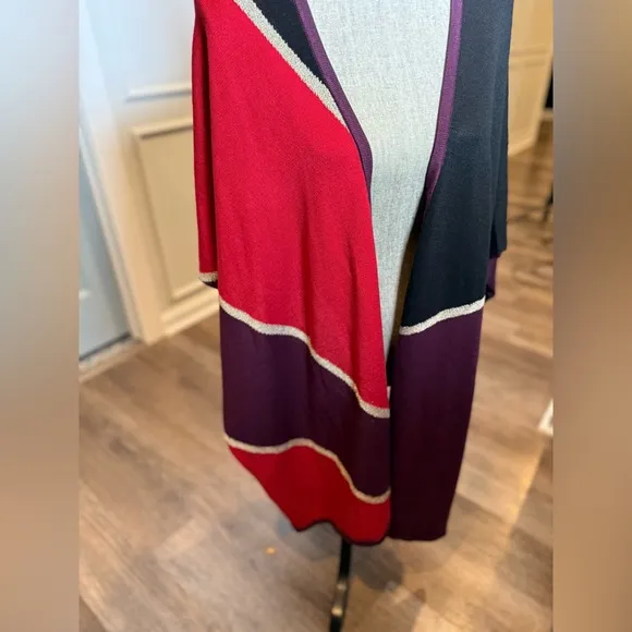 Chico's Colorblock Open Front Cardigan - Brand new