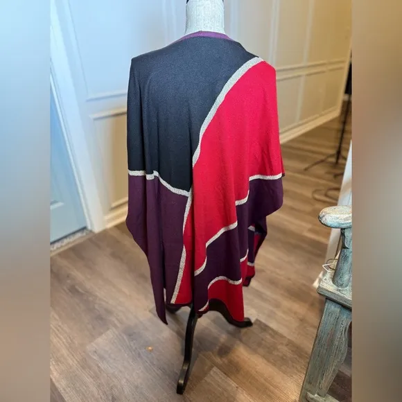 Chico's Colorblock Open Front Cardigan - Brand new