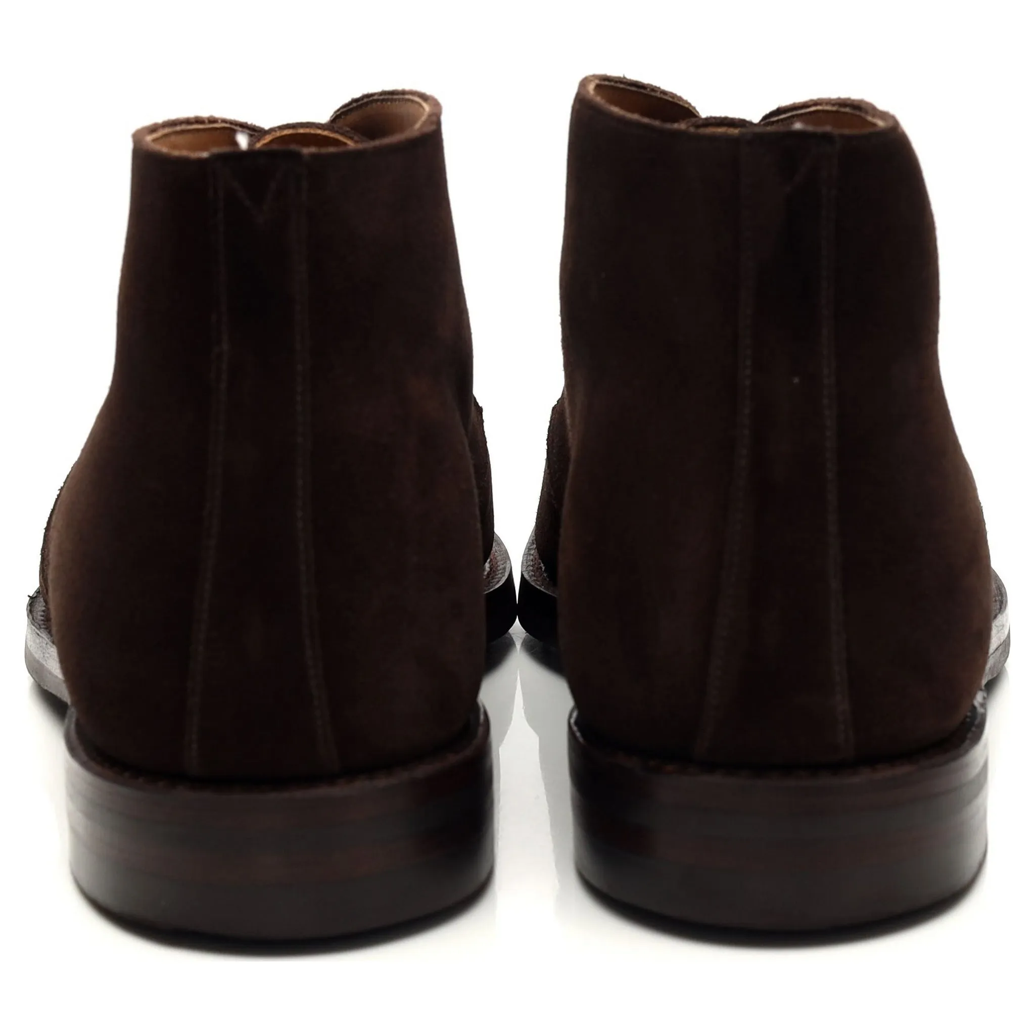 'Chiltern' Dark Brown Suede Chukka Boots UK 9.5 E