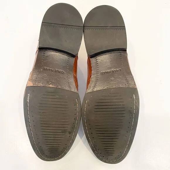 Cole Haan C24116 Brown Leather Benton Wingtip Oxford Dress Shoe 11