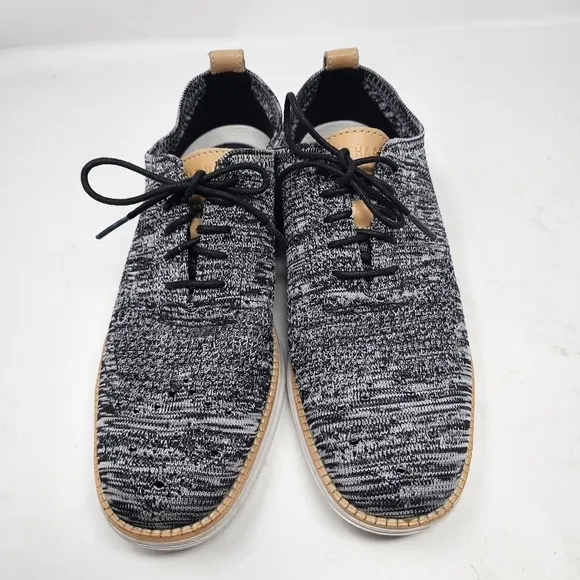 Cole Haan Original Grand‎ Men's Size 8 C30234 Grey Wingtip Oxford Black White.