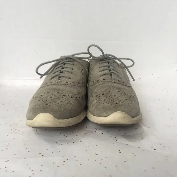 Cole Haan Zerogrand Gray Suede Women's Sneaker - 8