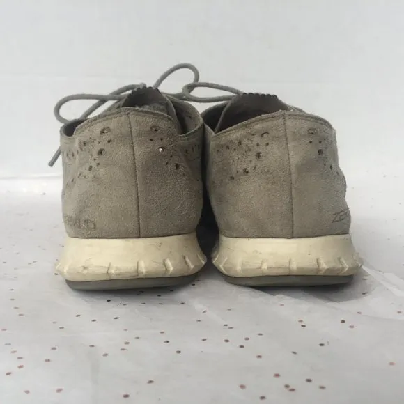 Cole Haan Zerogrand Gray Suede Women's Sneaker - 8