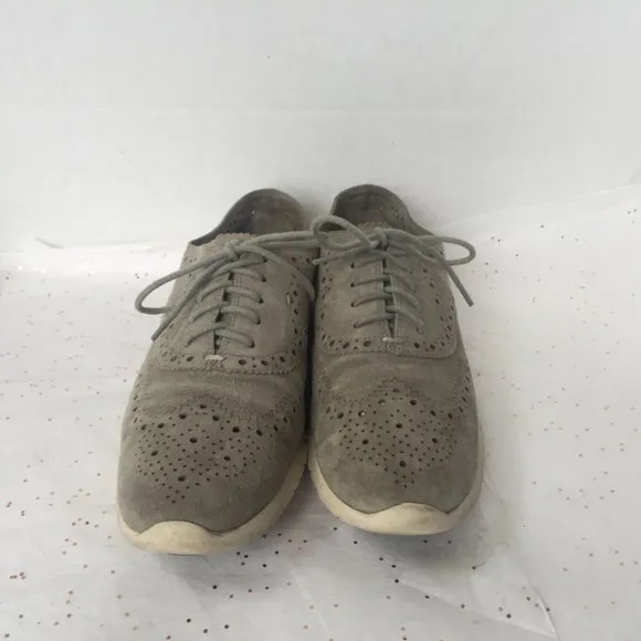 Cole Haan Zerogrand Gray Suede Women's Sneaker - 8