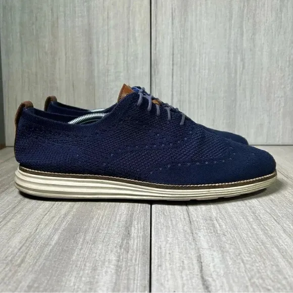 Cole Haan Original Grand Stitch Lite Wingtip Knit Oxford Shoe Mens Size 11.5