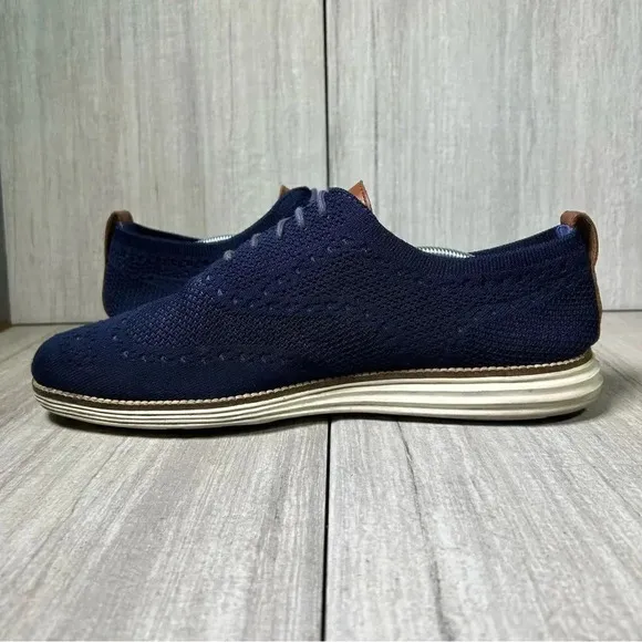 Cole Haan Original Grand Stitch Lite Wingtip Knit Oxford Shoe Mens Size 11.5