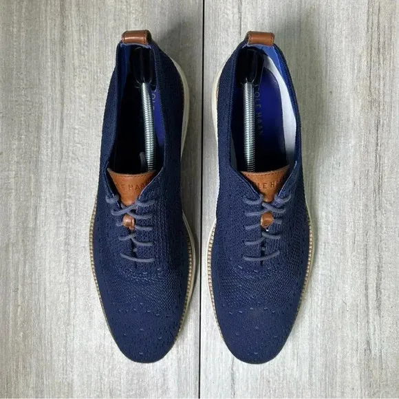 Cole Haan Original Grand Stitch Lite Wingtip Knit Oxford Shoe Mens Size 11.5