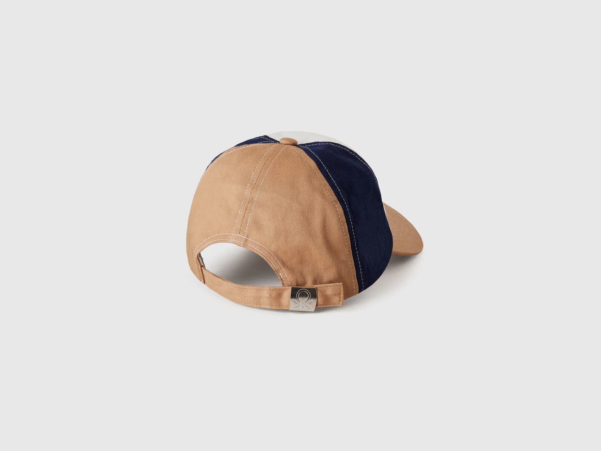 Colorblock Pure Cotton Metal Hasp Cap