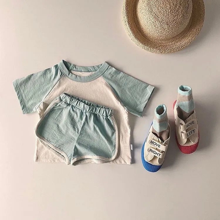 Colorblock Short Set
