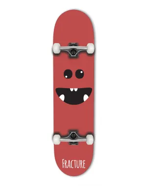 COMPLETE: Fracture Lil' Monster BEGINNERS SKATEBOARD 7.25"