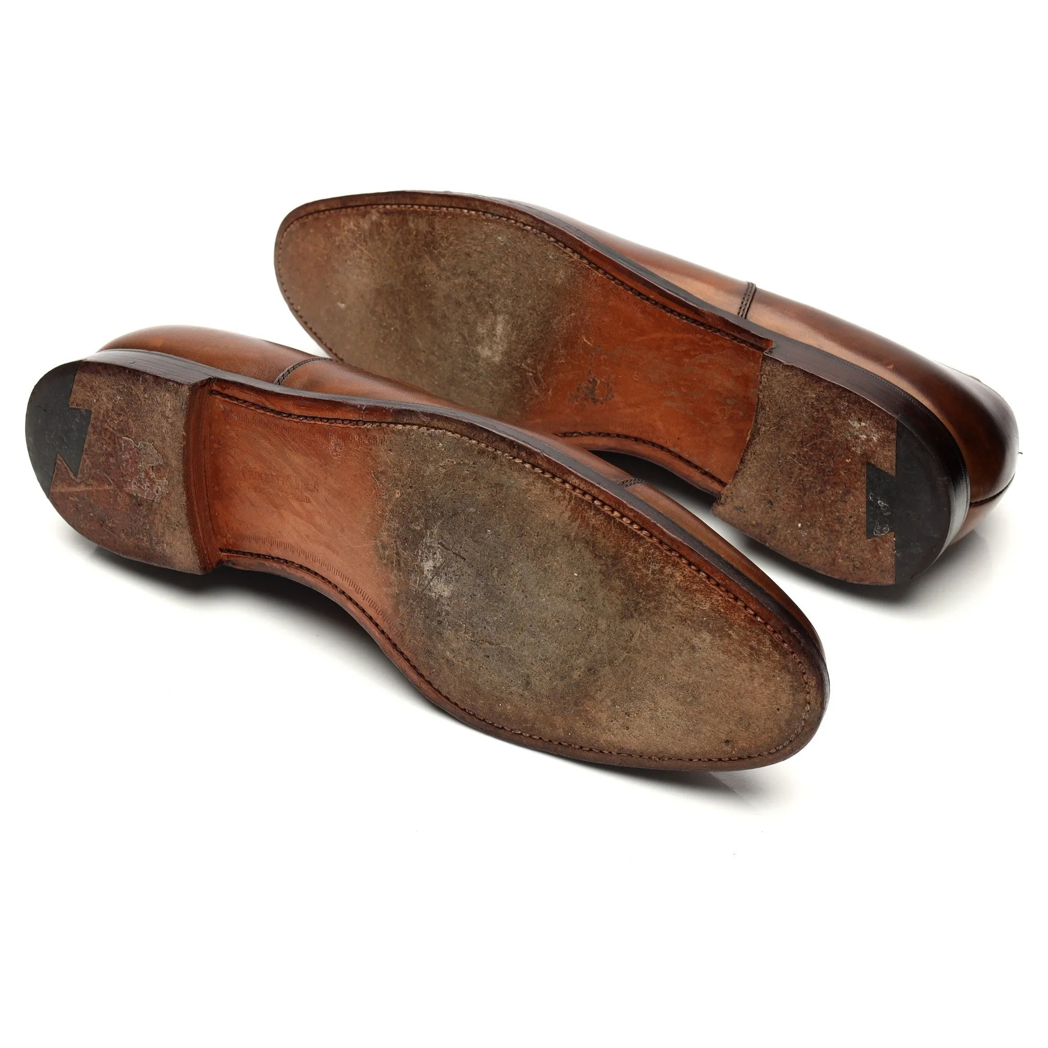 'Connaught' Brown Leather Oxford UK 10 E