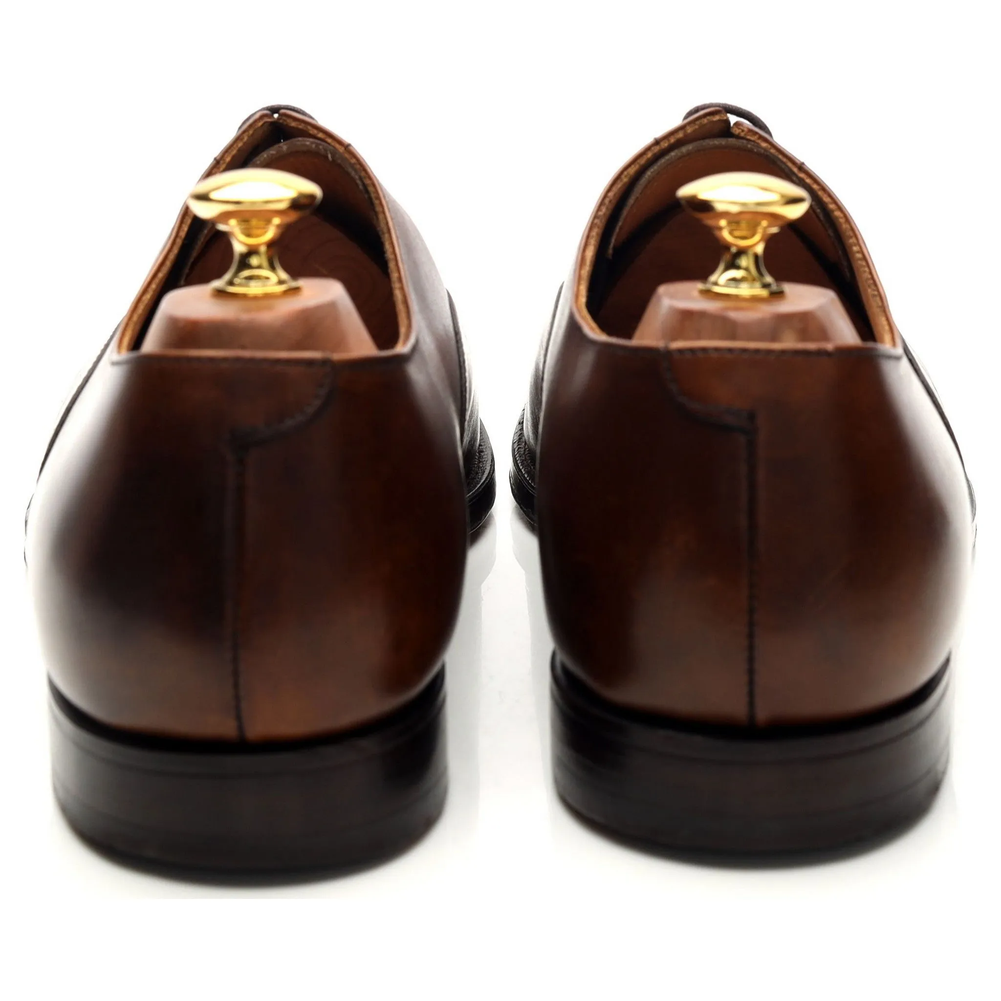'Connaught' Brown Leather Oxford UK 10 E