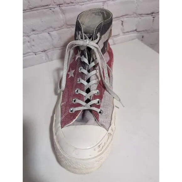 Converse Chuck Taylor 70 Hi Casino Canvas USA Flag 146971C Unisex Mens 9/Wo’s 11