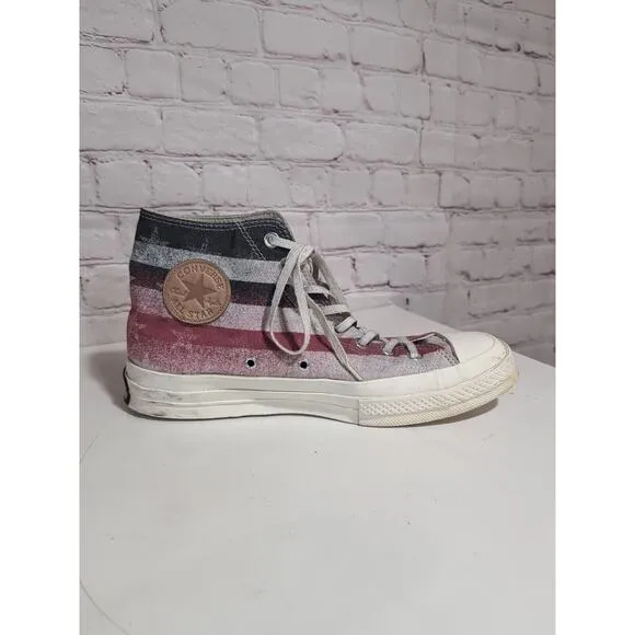 Converse Chuck Taylor 70 Hi Casino Canvas USA Flag 146971C Unisex Mens 9/Wo’s 11