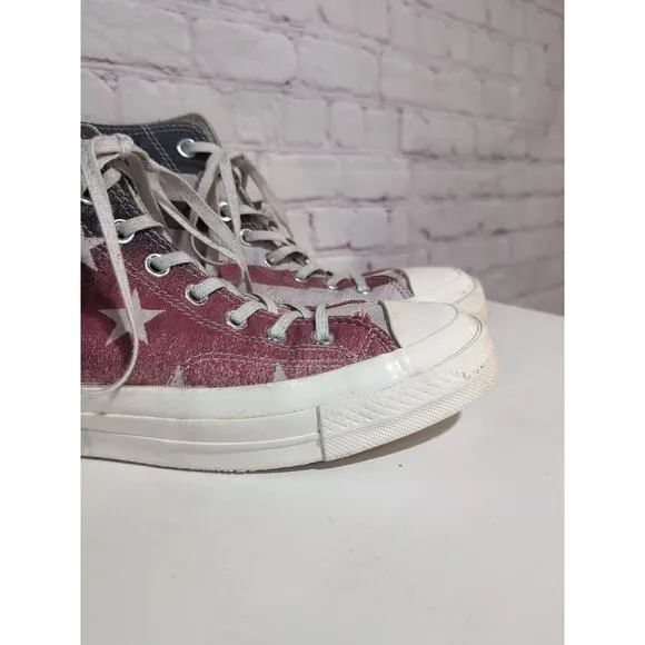 Converse Chuck Taylor 70 Hi Casino Canvas USA Flag 146971C Unisex Mens 9/Wo’s 11