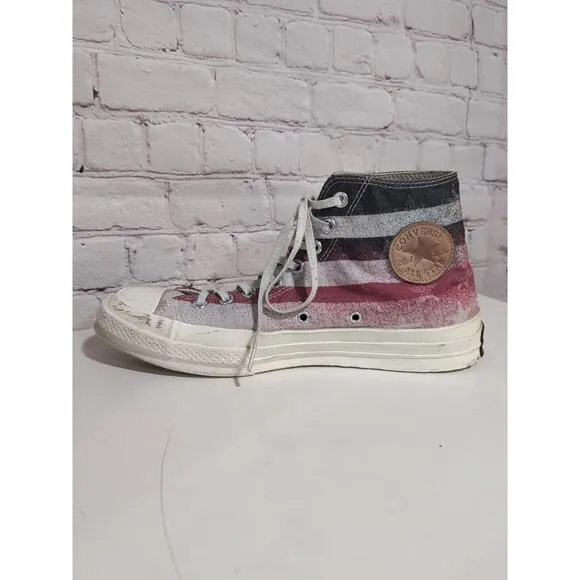 Converse Chuck Taylor 70 Hi Casino Canvas USA Flag 146971C Unisex Mens 9/Wo’s 11