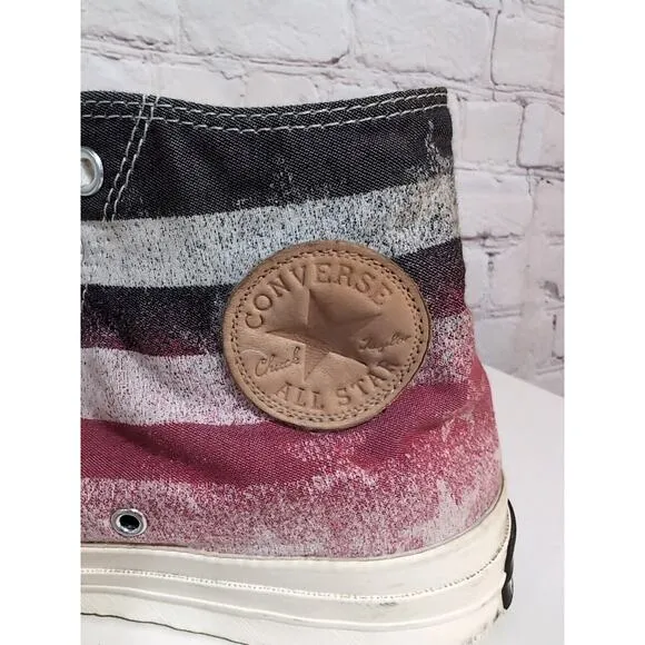 Converse Chuck Taylor 70 Hi Casino Canvas USA Flag 146971C Unisex Mens 9/Wo’s 11