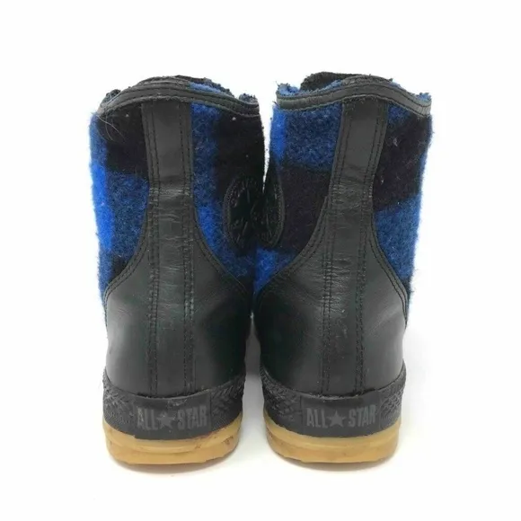Converse Woolrich Boys Ankle Boots Blue Black 4.5