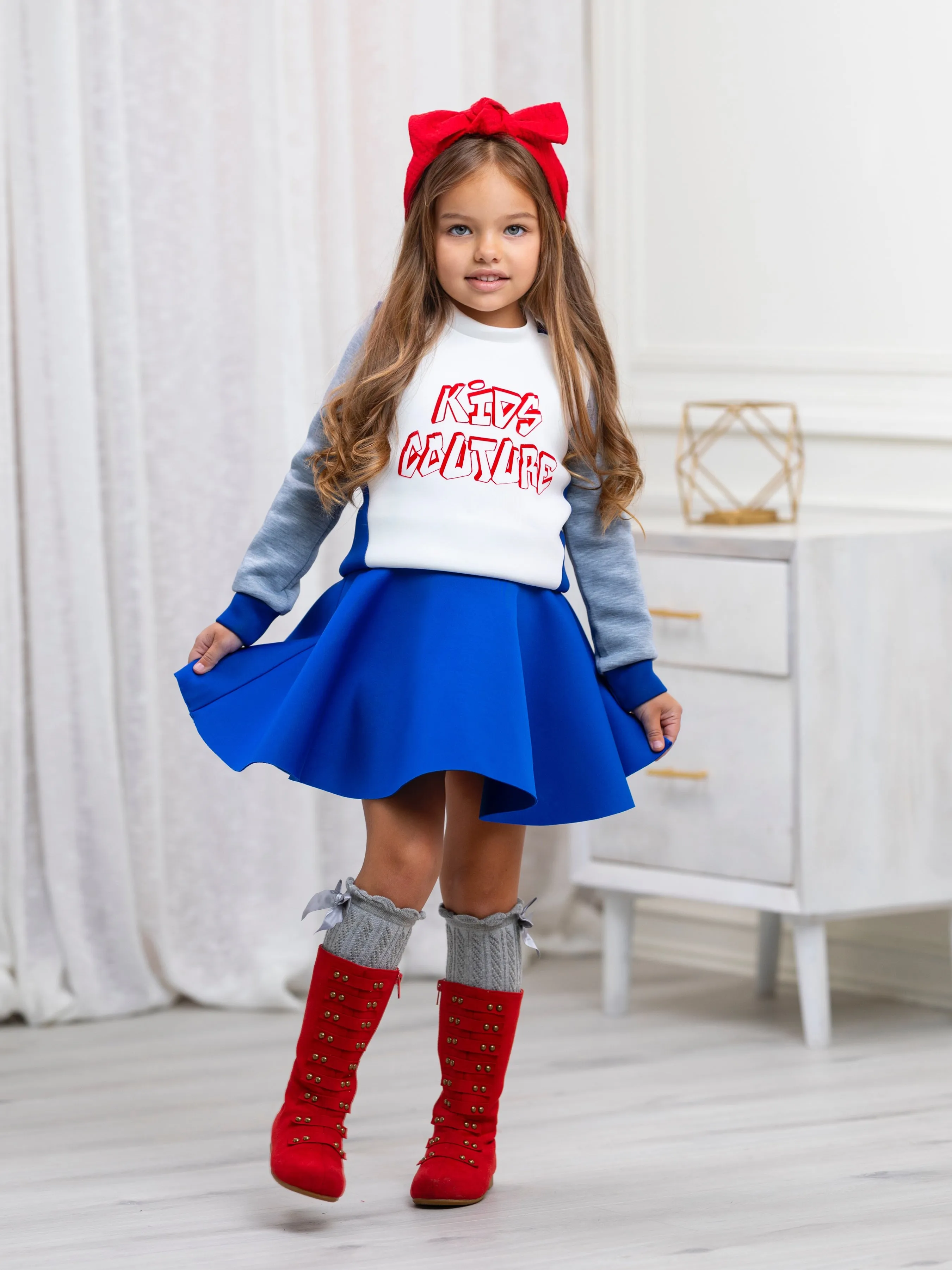 Cool Vibes Colorblock Sweatshirt by Kids Couture