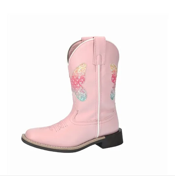 COPY - Little girls pink Smoky Mountain boots size 9