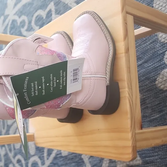 COPY - Little girls pink Smoky Mountain boots size 9