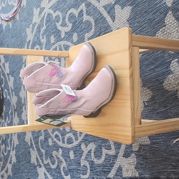 COPY - Little girls pink Smoky Mountain boots size 9