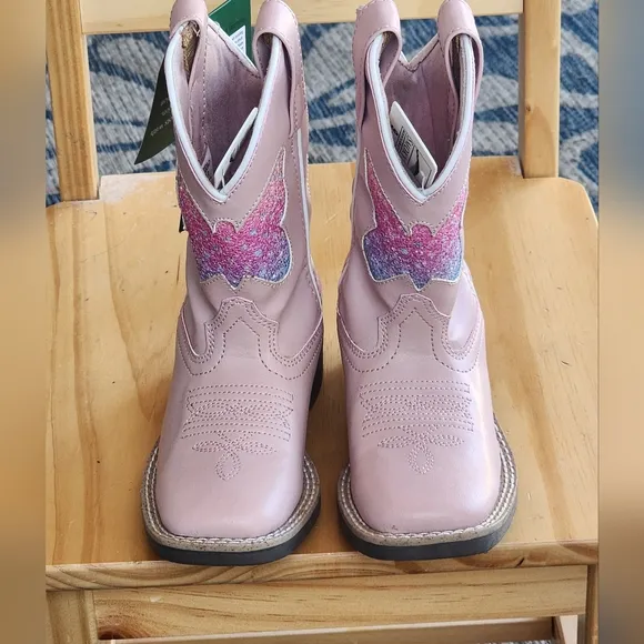 COPY - Little girls pink Smoky Mountain boots size 9