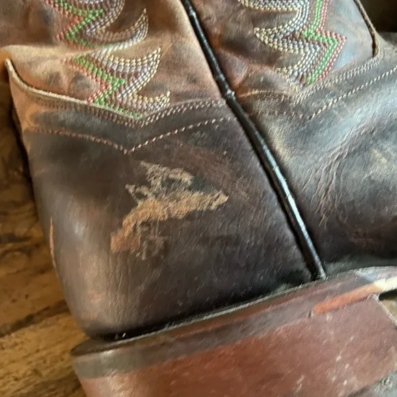 Dan Post Brown Leather Cowboy Boots