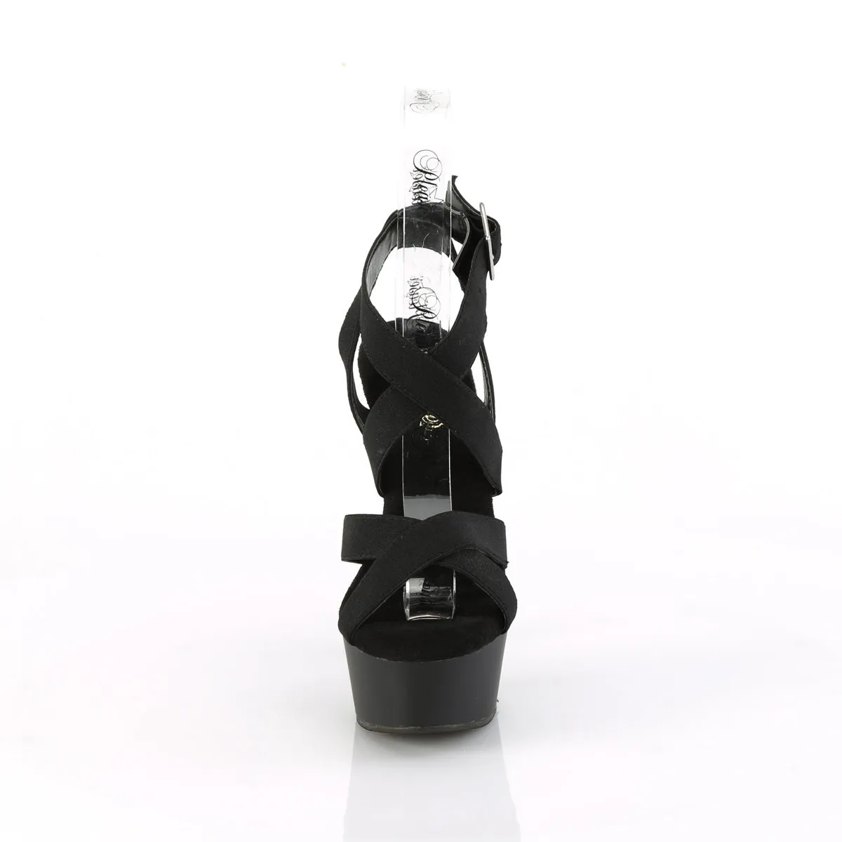 DELIGHT-638  Black Elastic Band/Black Matte