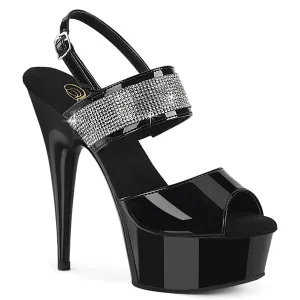 DELIGHT-639  Black Patent/Black