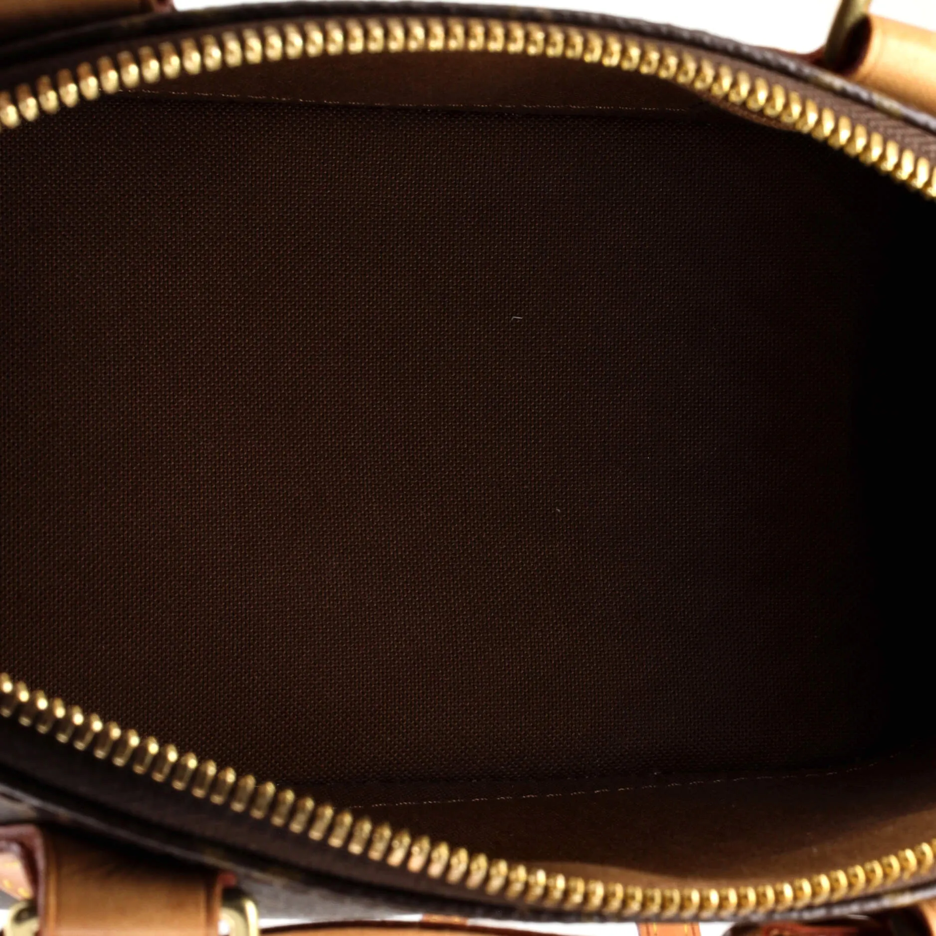 Designer Alma Handbag Monogram Canvas BB
