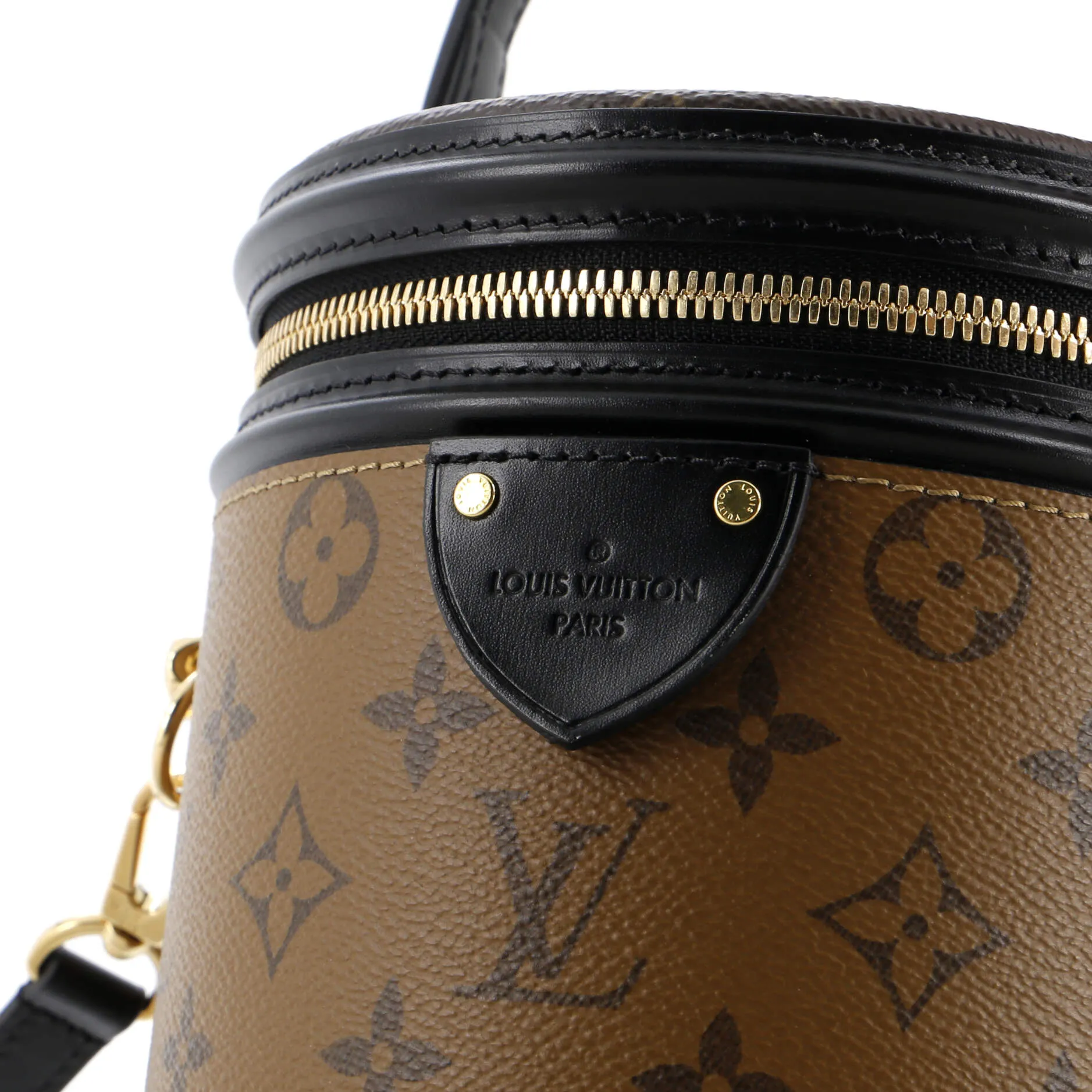 Designer Cannes Handbag Reverse Monogram Canvas
