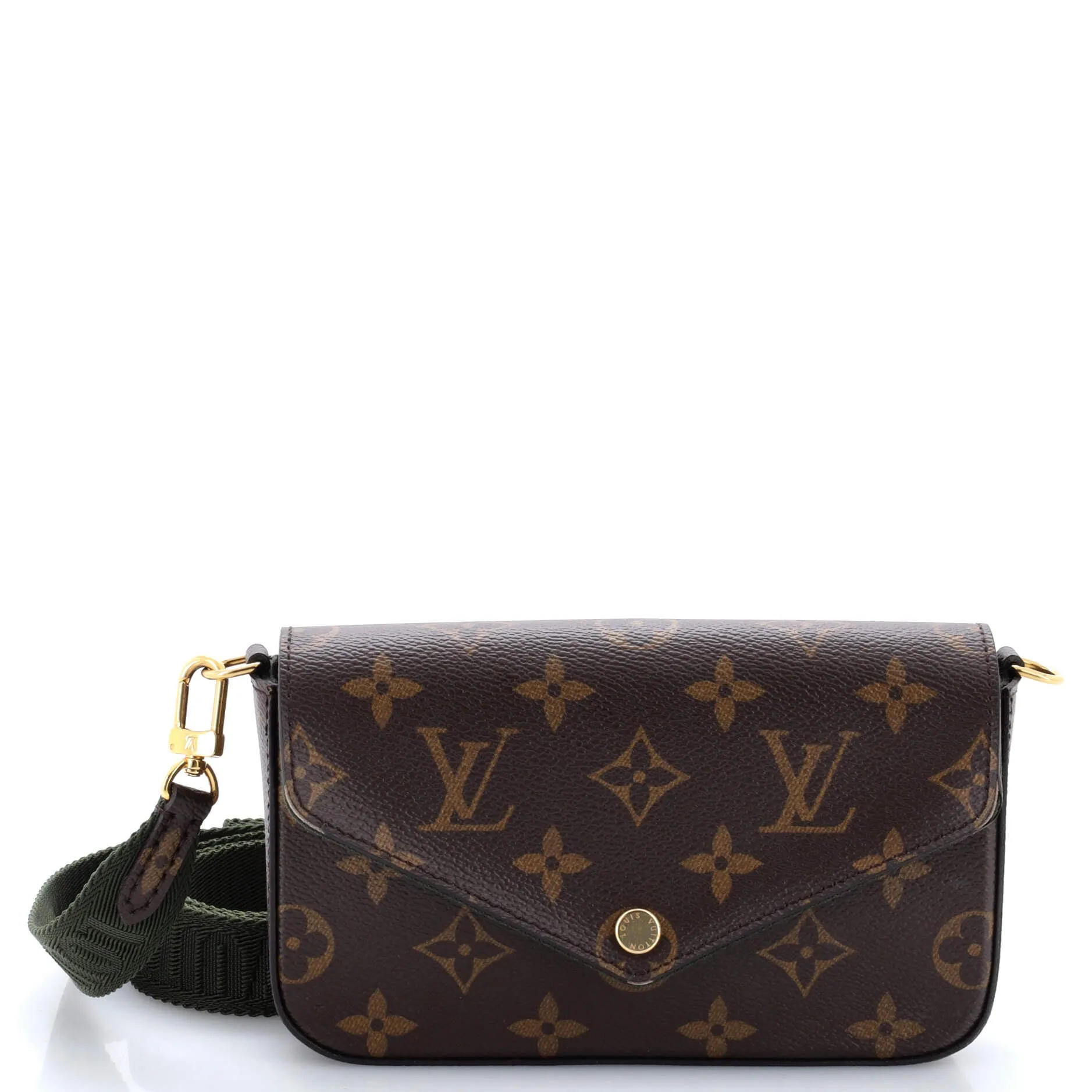 Designer Felicie Strap & Go Handbag Monogram Canvas