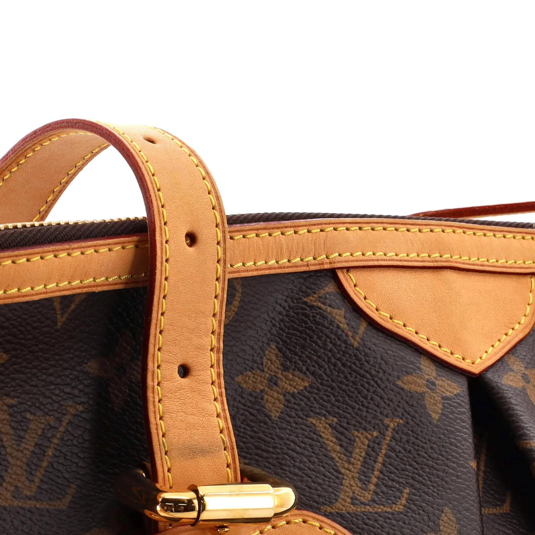 Designer Palermo Handbag Monogram Canvas GM