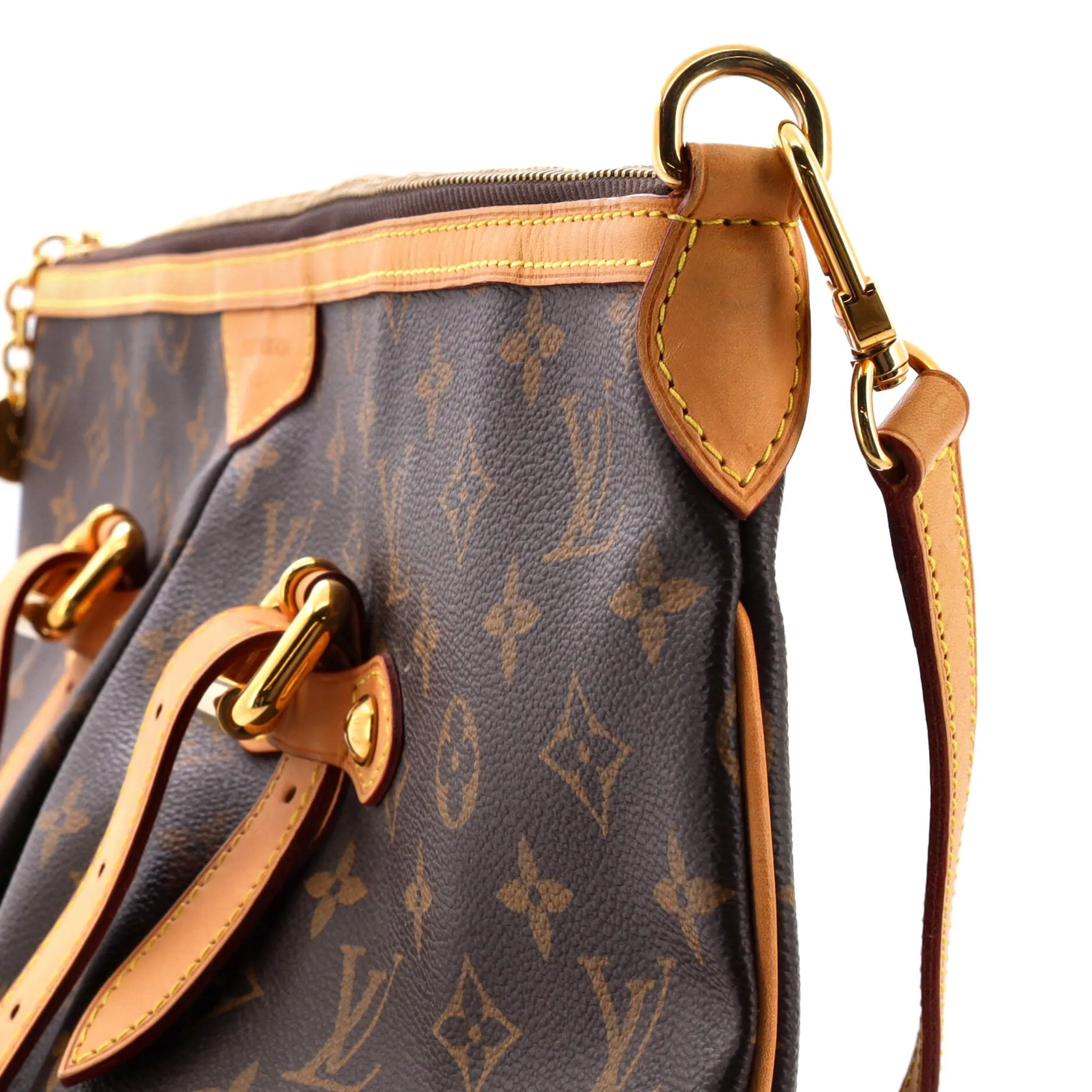 Designer Palermo Handbag Monogram Canvas GM