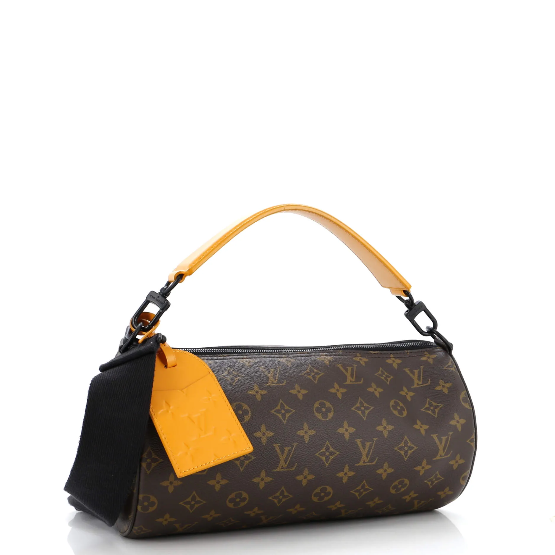 Designer Soft Polochon Bag Macassar Monogram Canvas MM