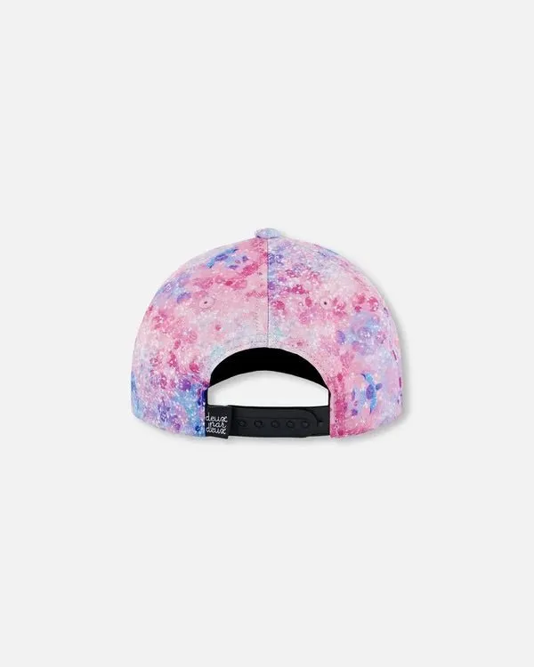 Deux par Deux - Printed Cap Pink With Bubble Effects