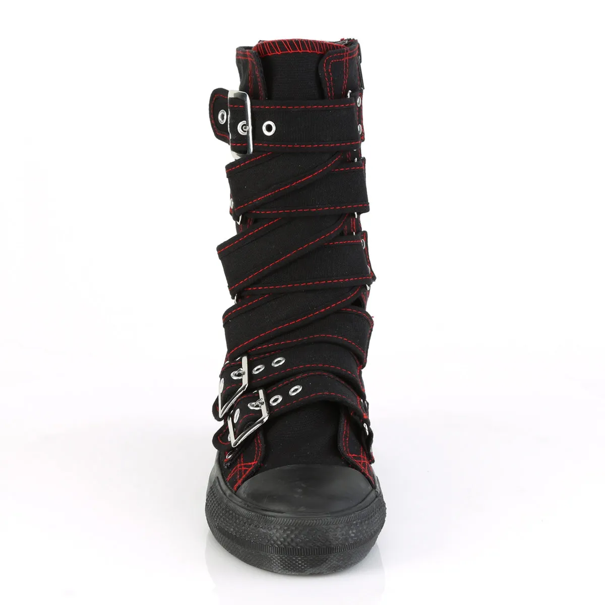 DEVIANT-207  Black Canvas-Red
