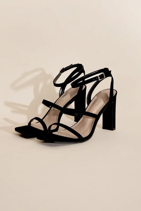 Devin Ankle Strap High Heels