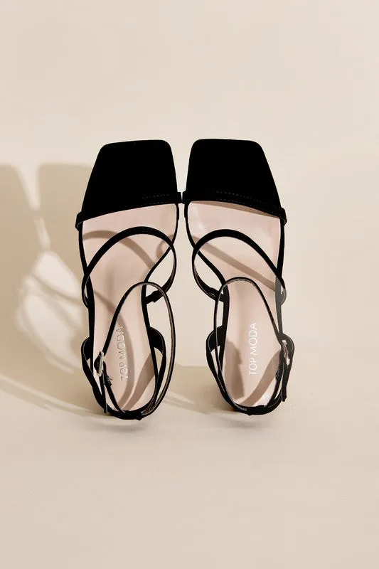 Devin Ankle Strap High Heels