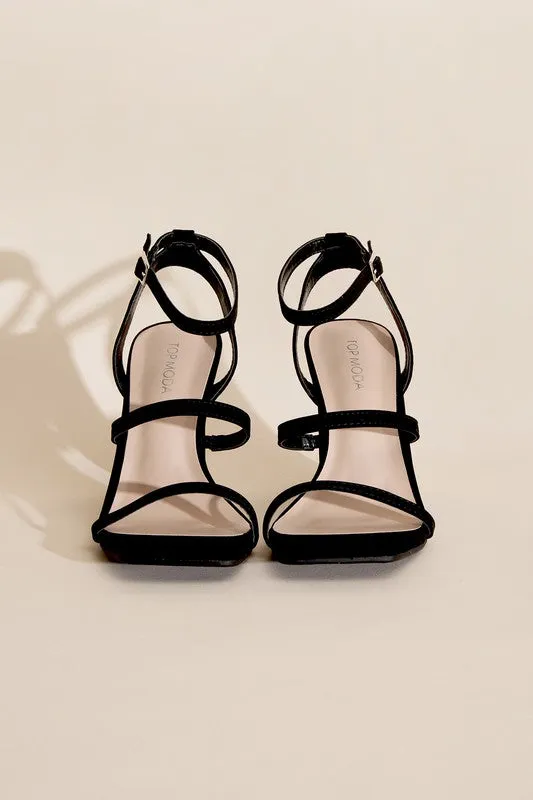 Devin Ankle Strap High Heels