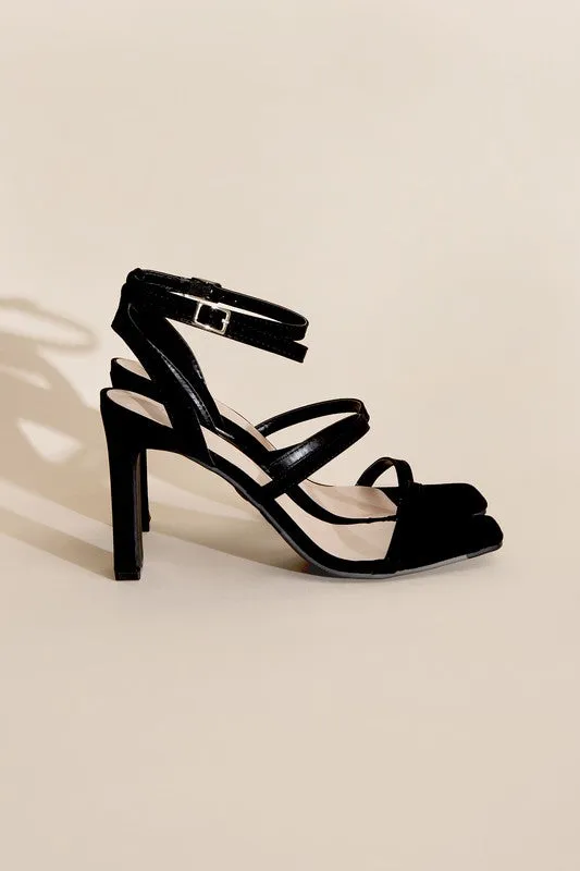 Devin Ankle Strap High Heels